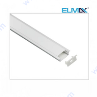 Бял LED профил за вкопаване