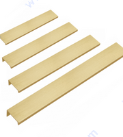 Кант дръжки HEXI драскано злато - 200/ 300/ 500/ 850 мм