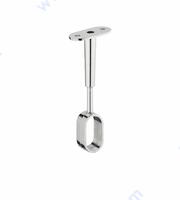 Средна, регулируема конзола за овален лост за гардероб