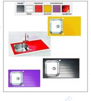 Кухненски мивки - цветни стъкла и графики